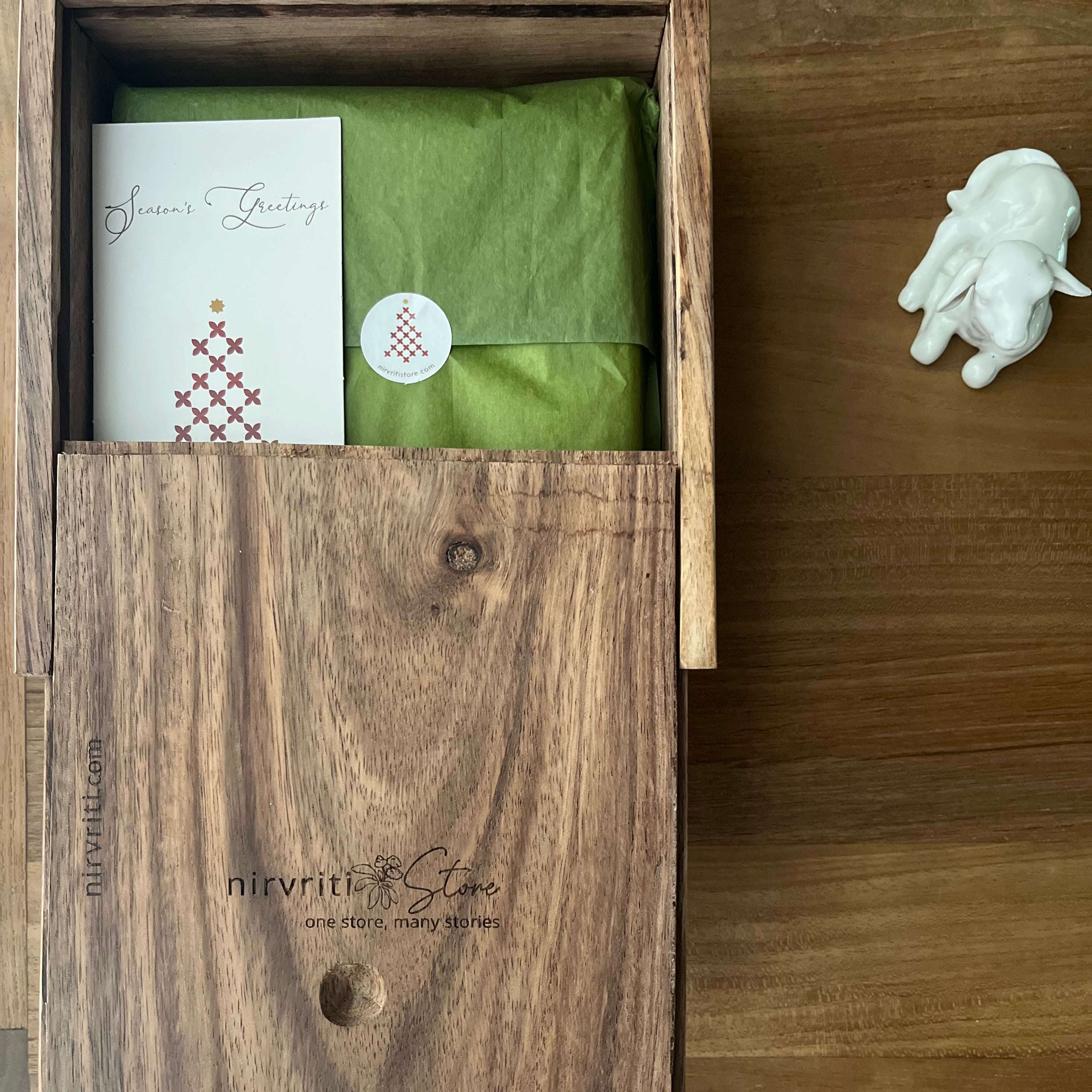 Limited Edition Fruit Cake 800 gm in Hand-Crafted Wooden Box - Christmas Special 2025