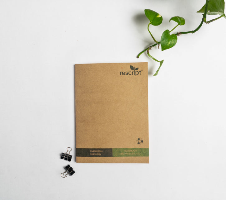 Recycled King Size 160 Pages Ruled Notebook