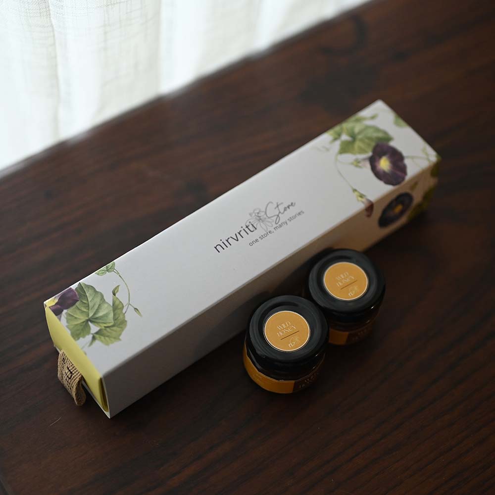 Natural Unprocessed Wild Honey - Gift Set of 5