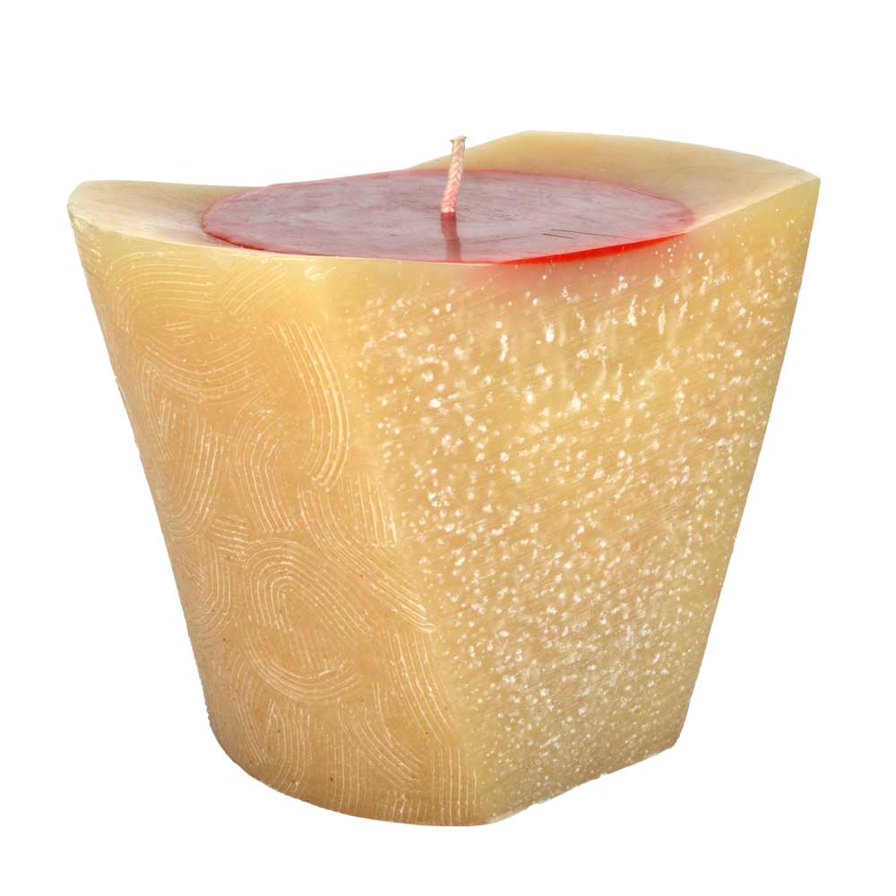 Turmeric Chiseled Vessel