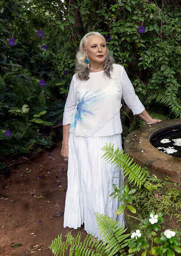 LOTUS WRINKLED SKIRT