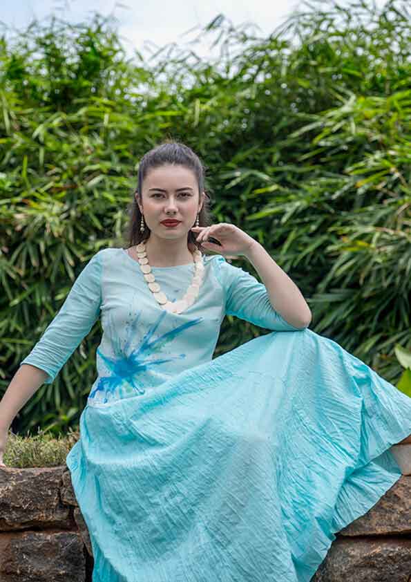 ASTER HAND PAINTED TOP