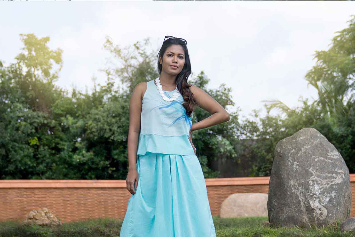 IVY TOP HAND PAINTED