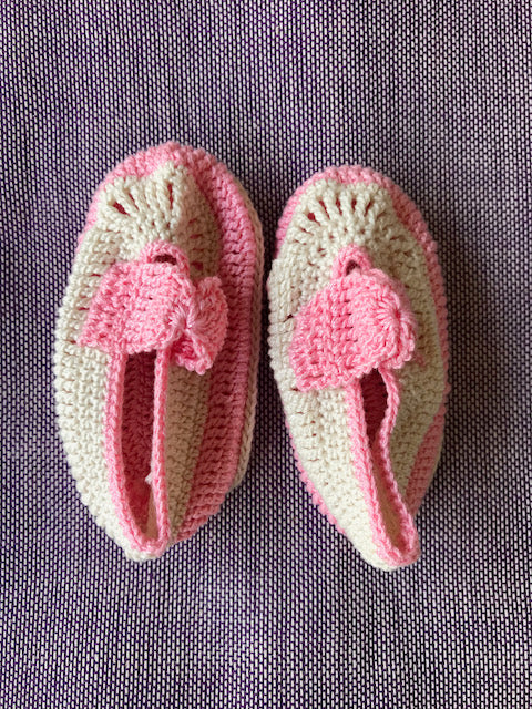 Baby Red Crochet Shoes(4-8 months)