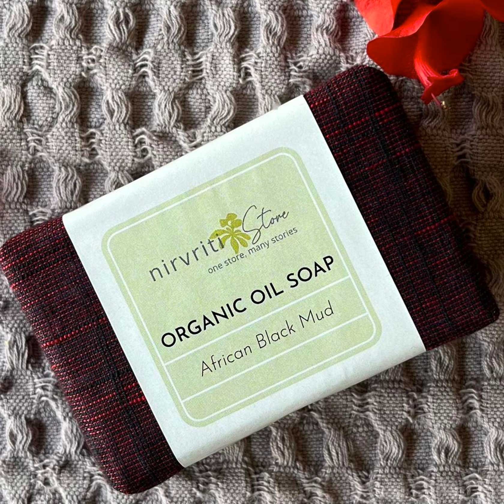 African Black Mud Soap -100G