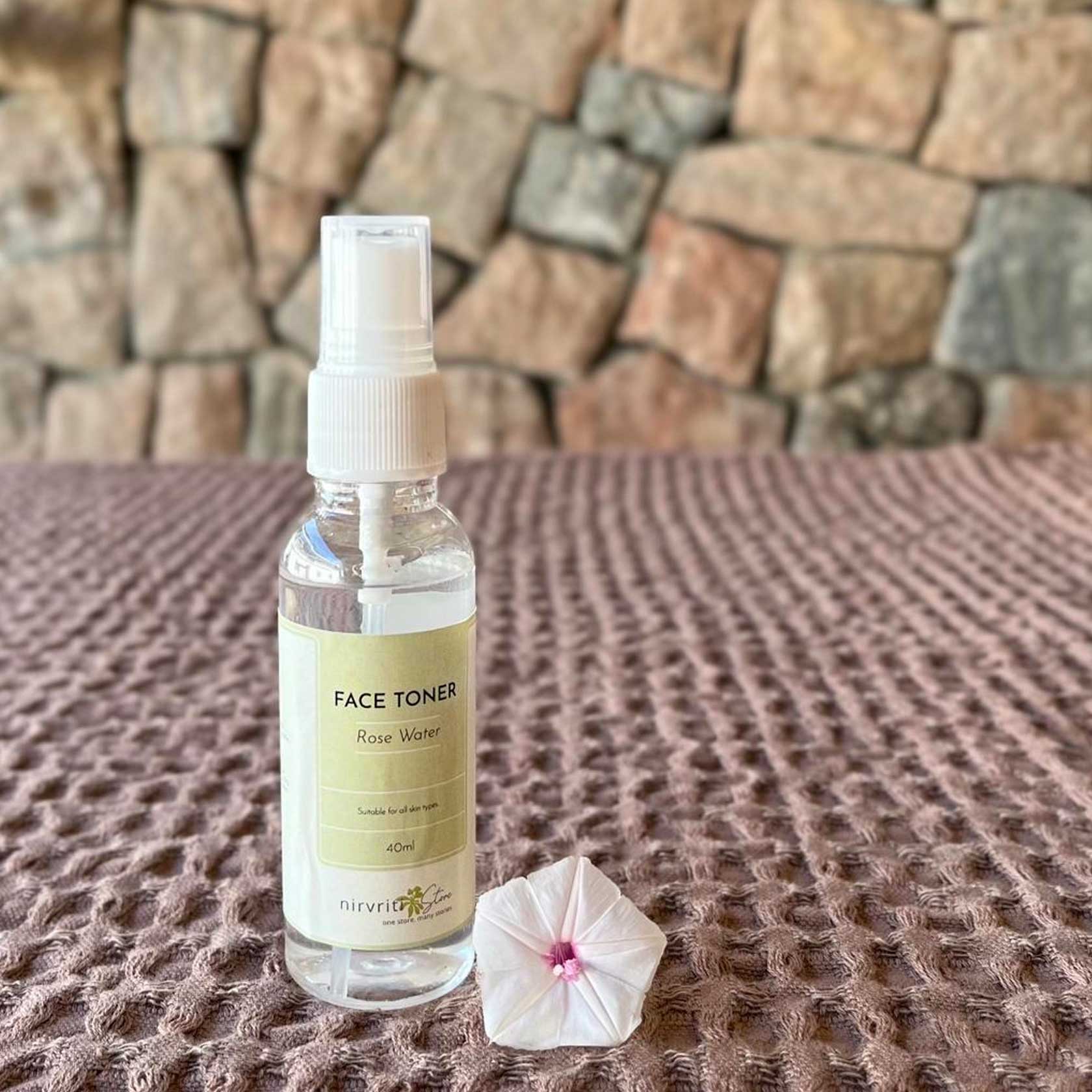 Organic Face Toner - Rose water - 40ml