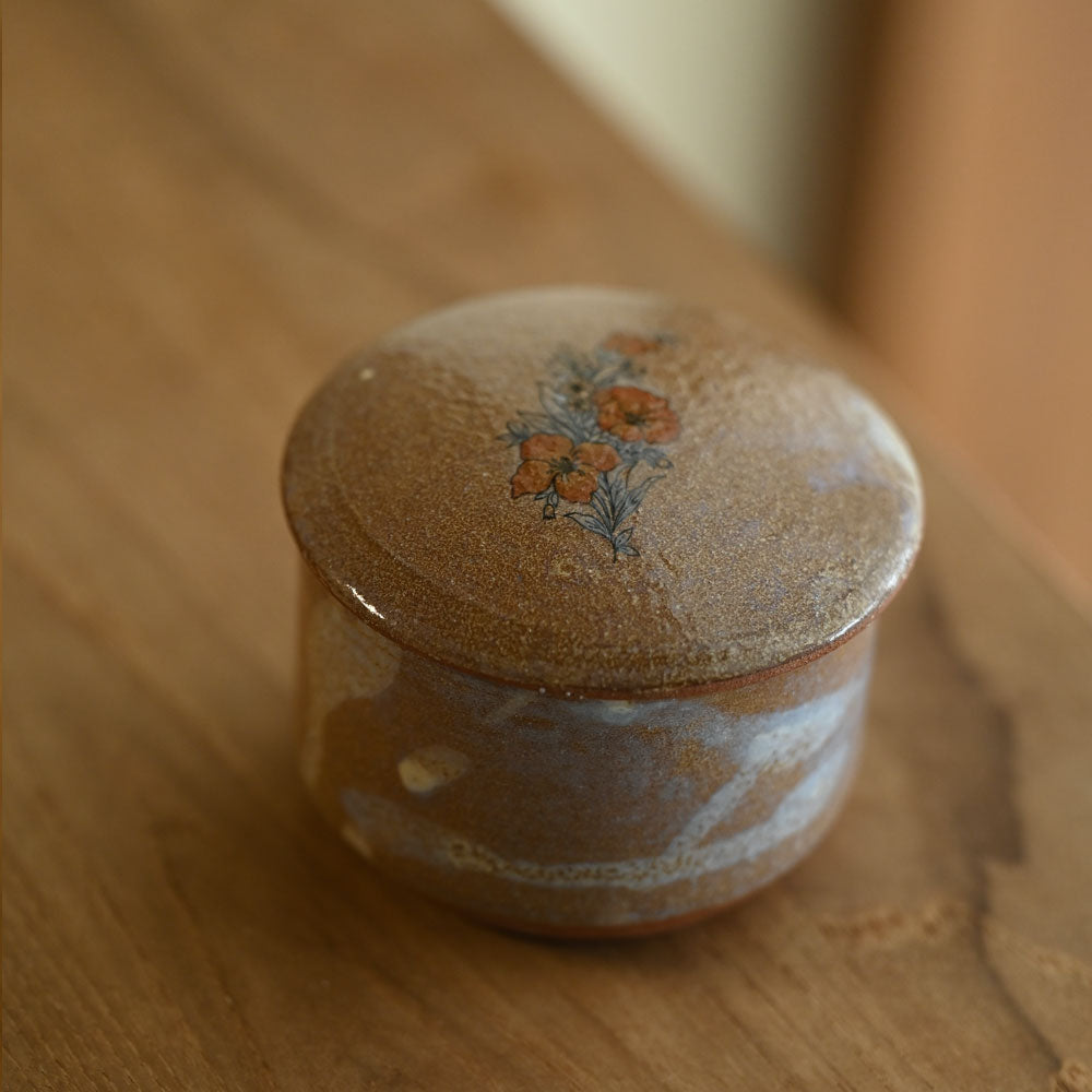 Custom Ceramic Candles with Lid - Soya Wax & Wooden Wick