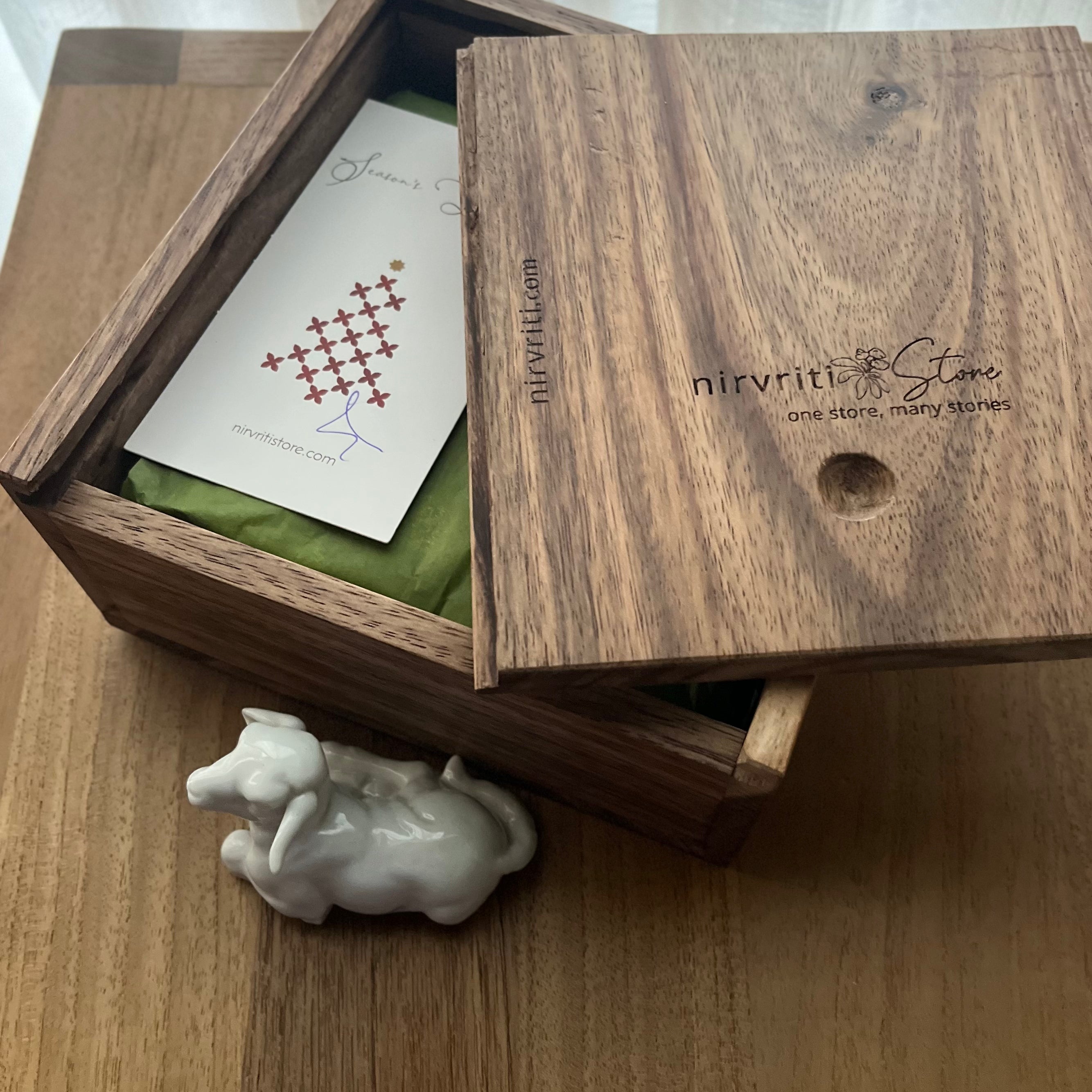 Limited Edition Fruit Cake 800 gm in Hand-Crafted Wooden Box - Christmas Special 2025