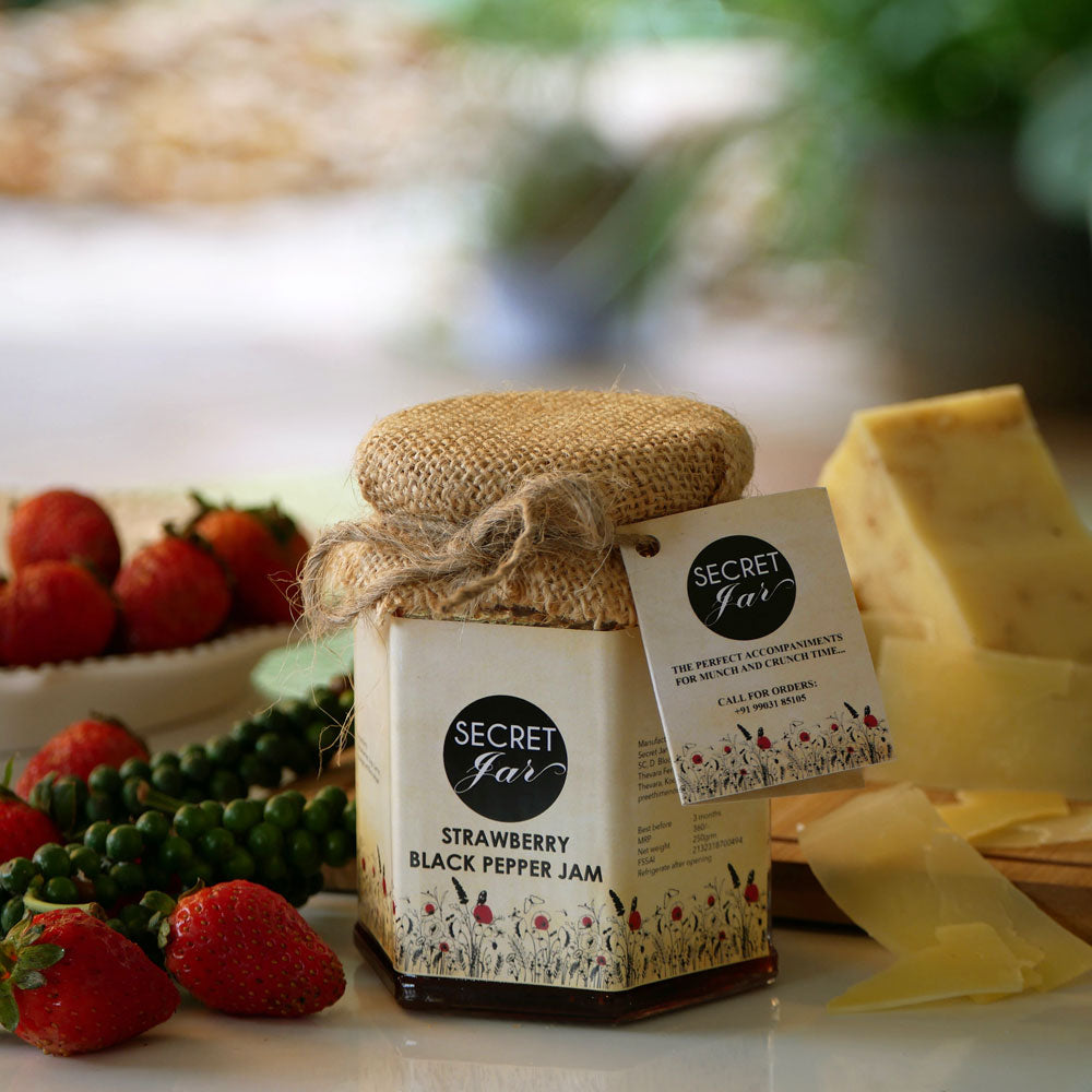 Strawberry Black Pepper Jam -250 g