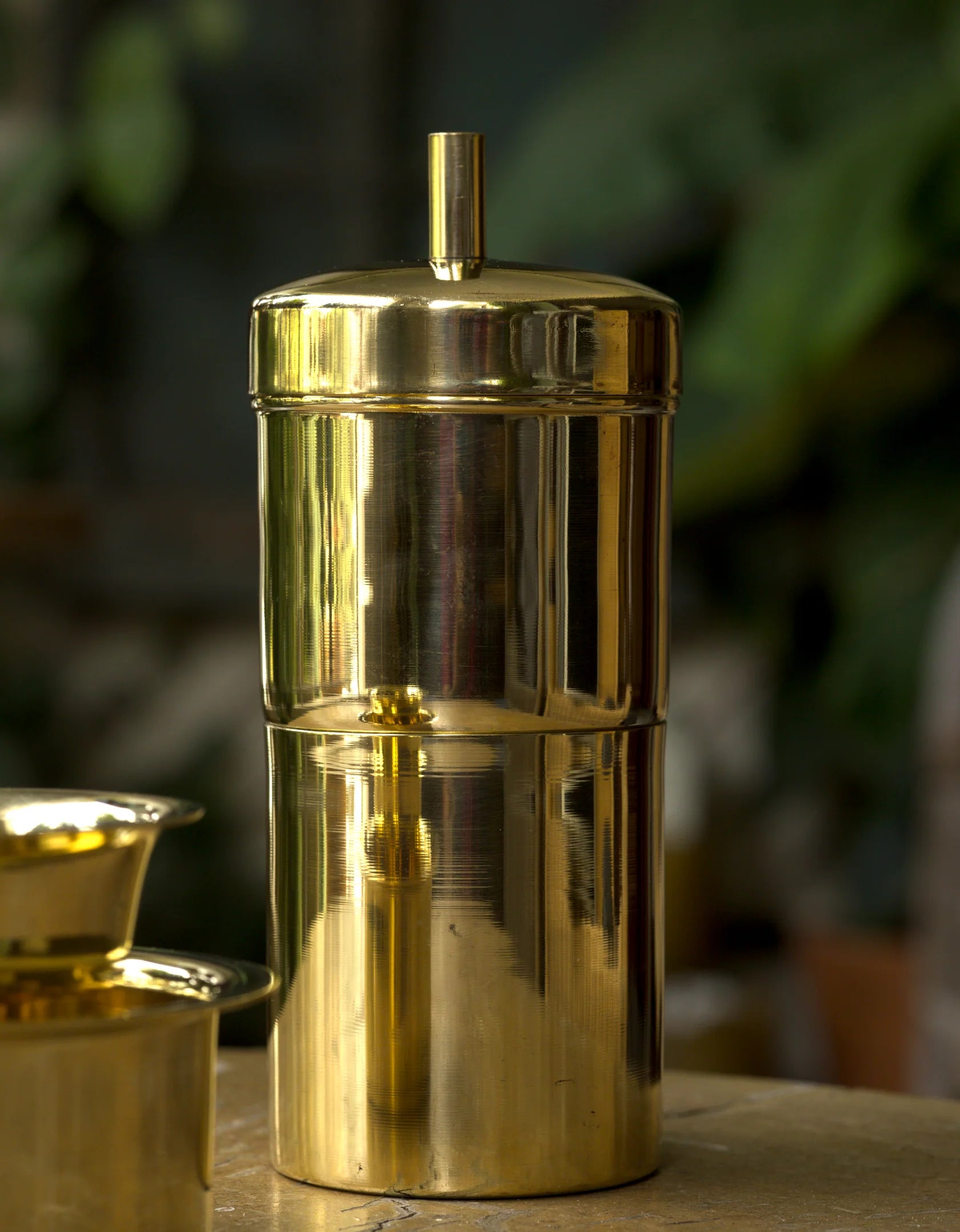 Brass South Indian Filter Glossy Finish