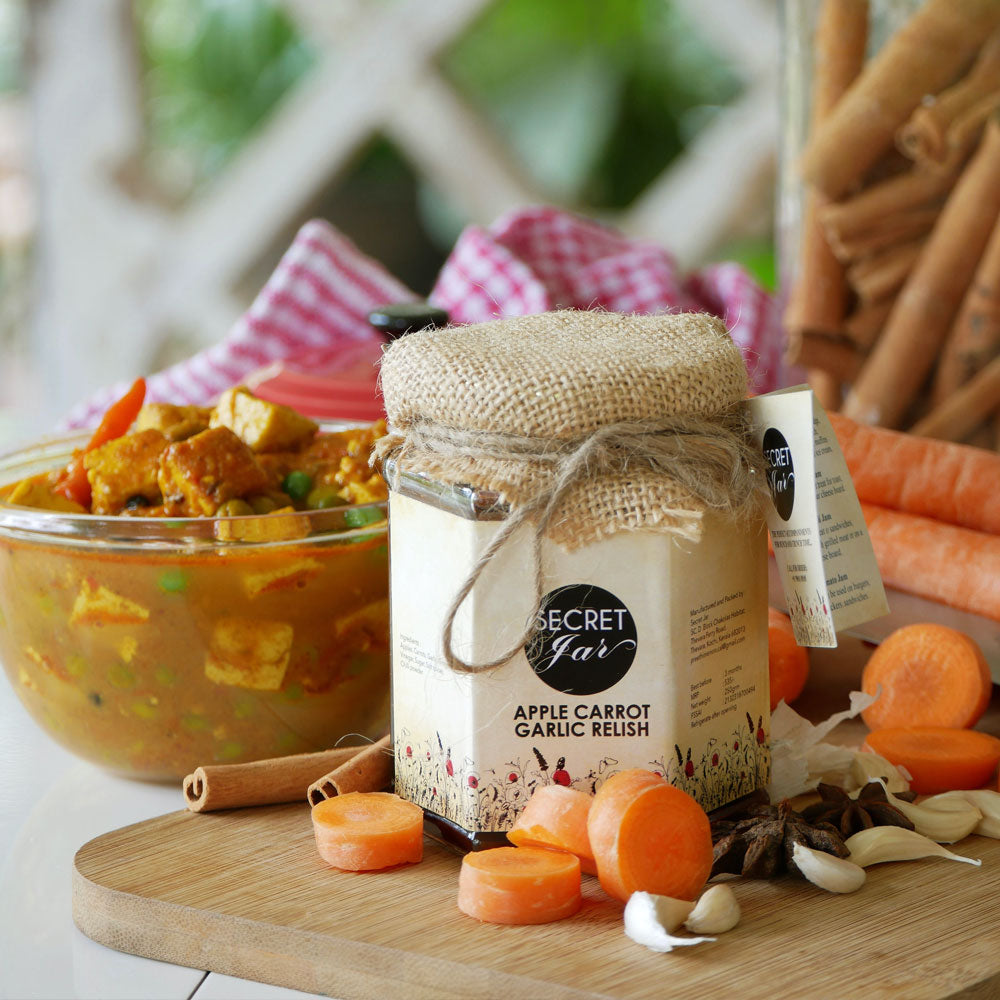Apple Carrot Garlic Relish -250 g