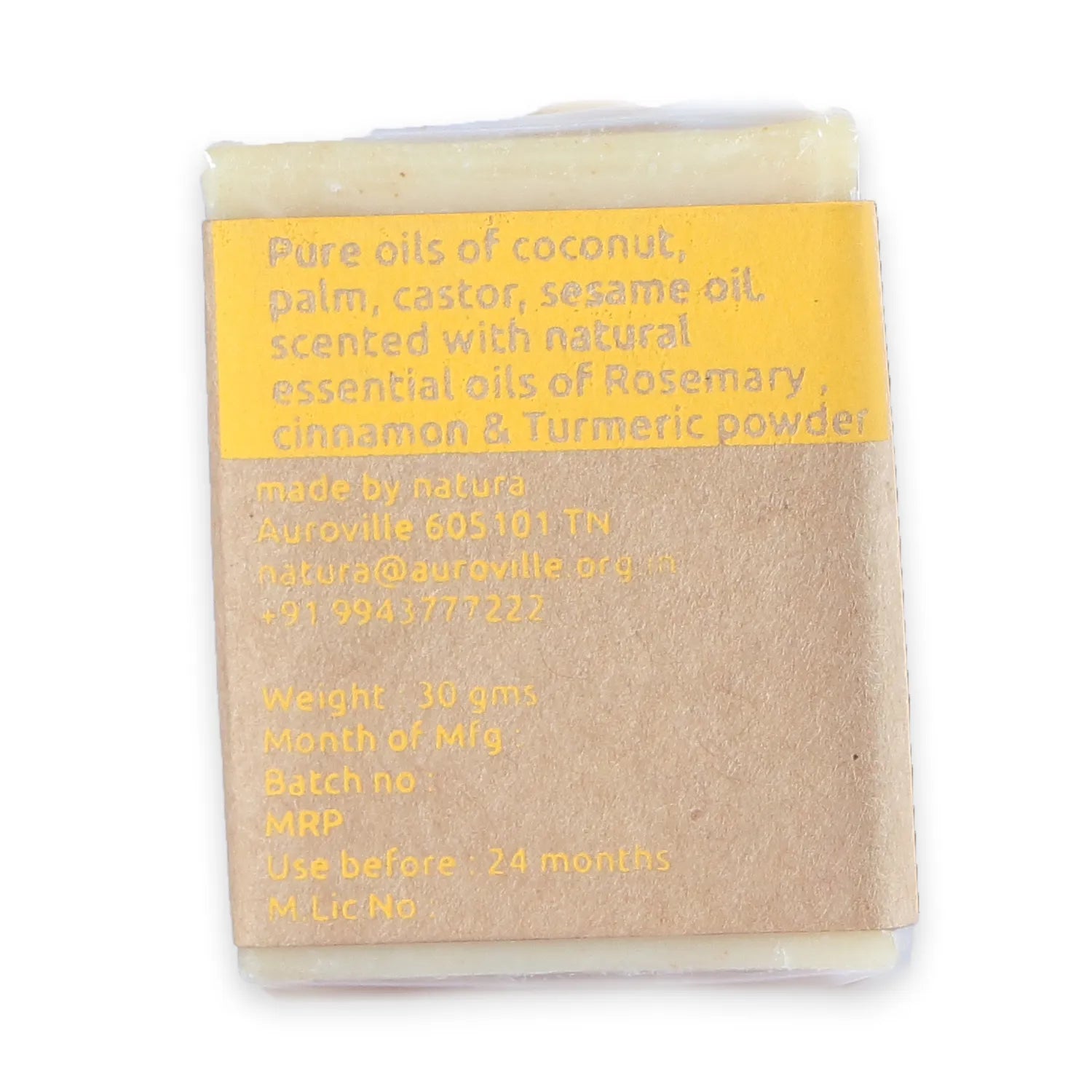 Turmeric Bath Soap / Spa Bar (30g)