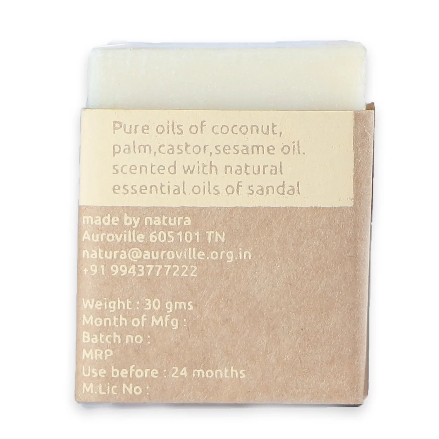 Sandal Bath Soap / Spa Bar (30g)