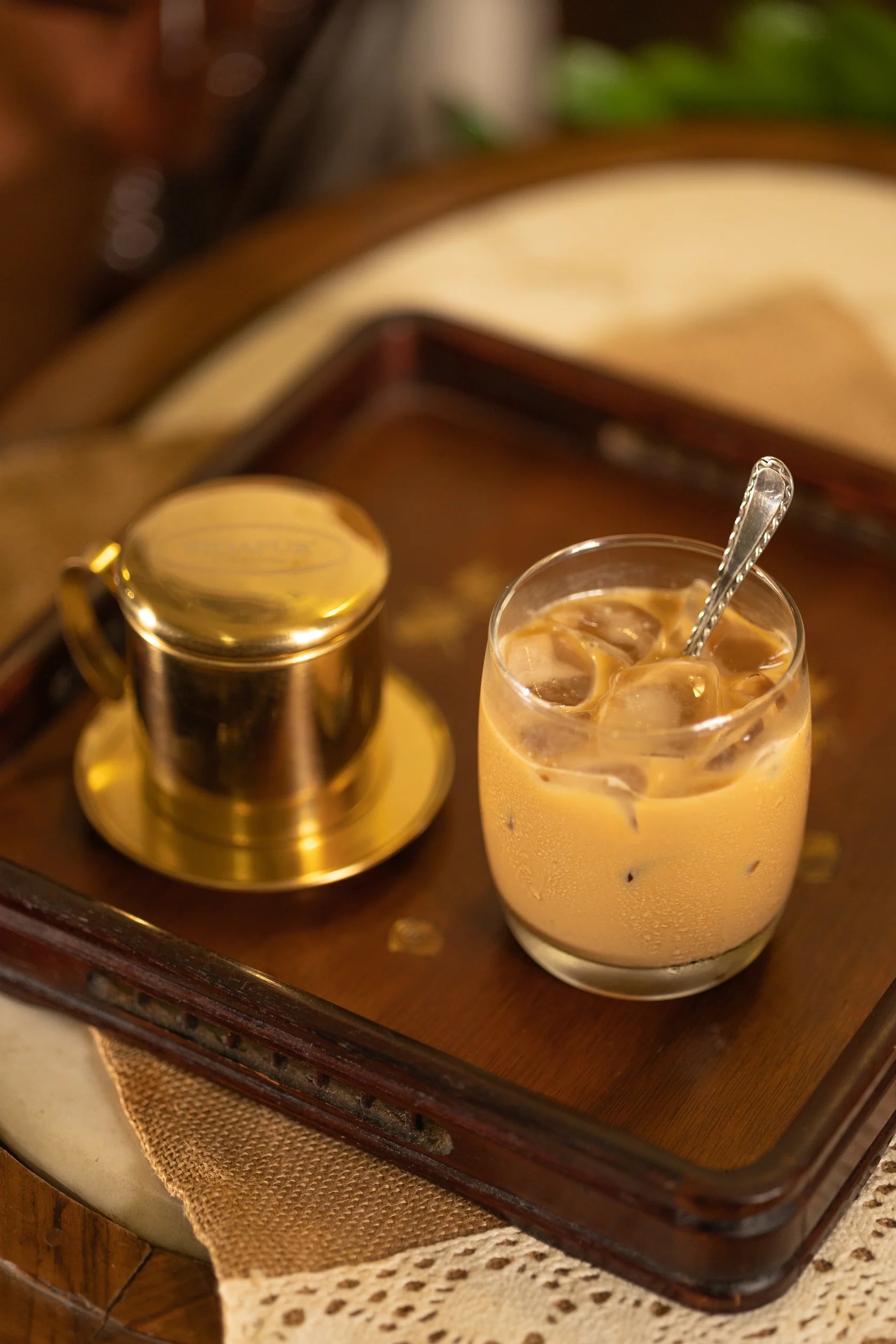 Vietnamese Coffee Filter - Glossy Gold