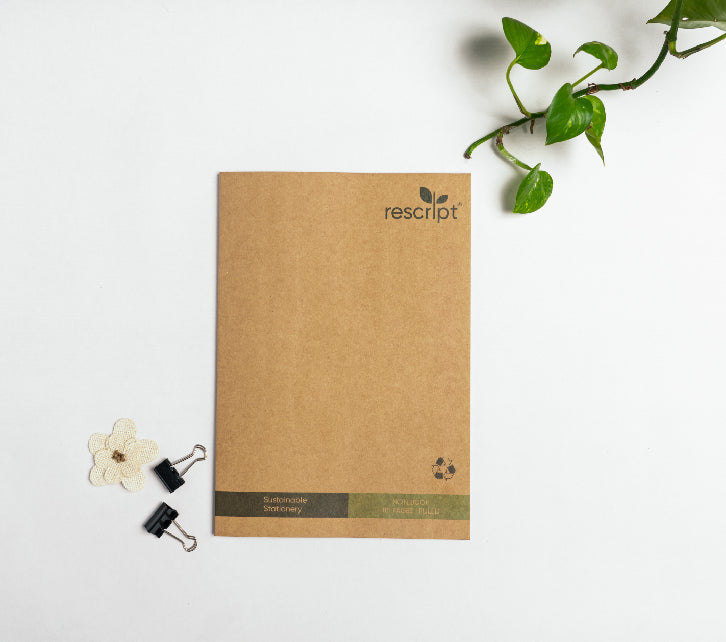 Recycled A4 Size 80 Pages Ruled Notebook