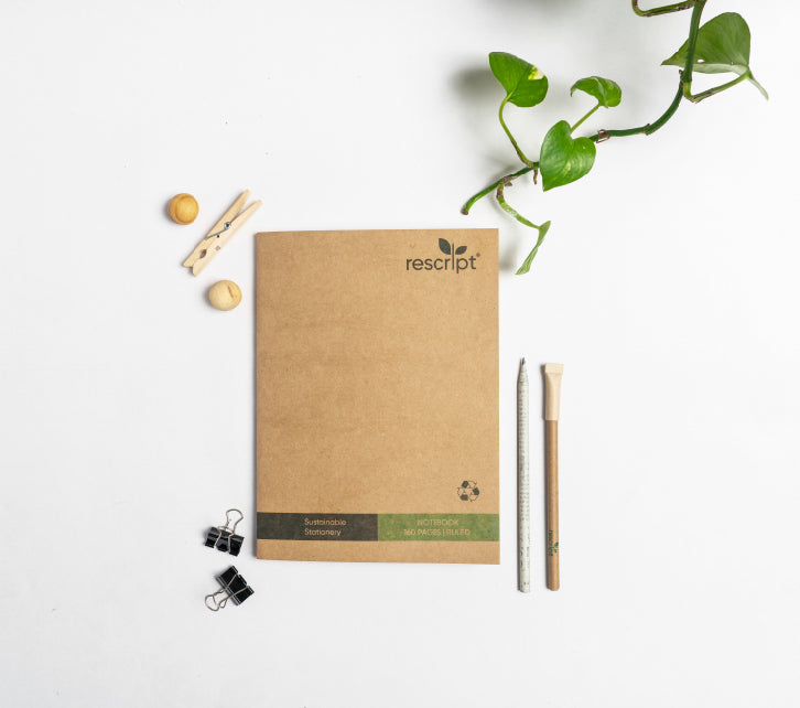 Recycled King Size 160 Pages Ruled Notebook