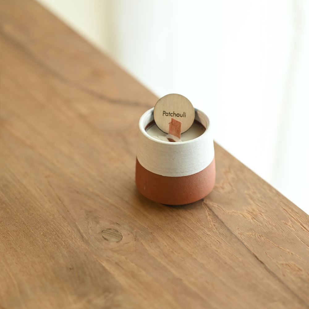 Custom Ceramic Candles - Soya Wax & Wooden Wicks