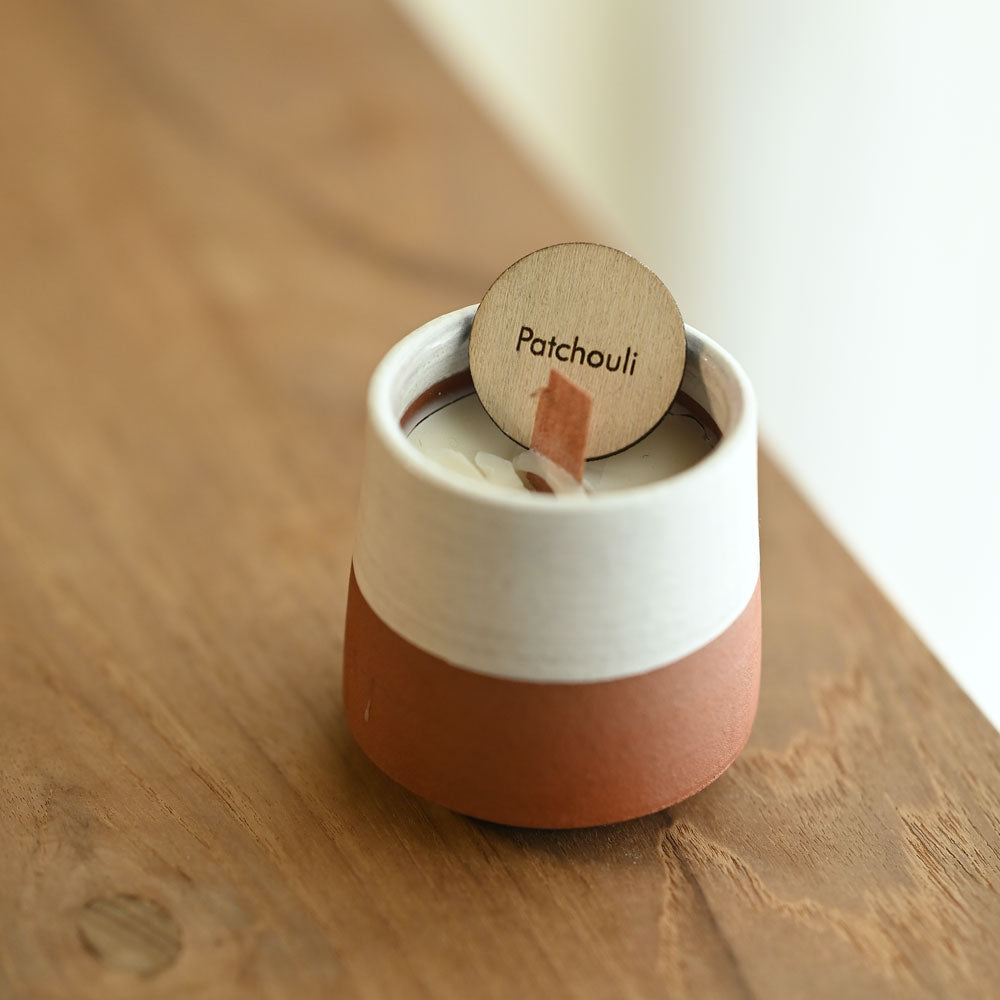 Custom Ceramic Candles - Soya Wax & Wooden Wicks
