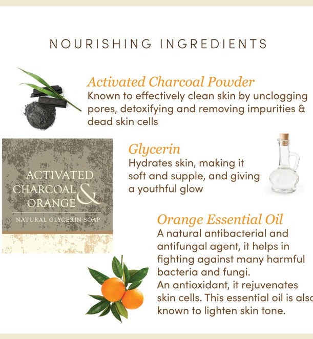 Activated Charcoal & Orange Soap