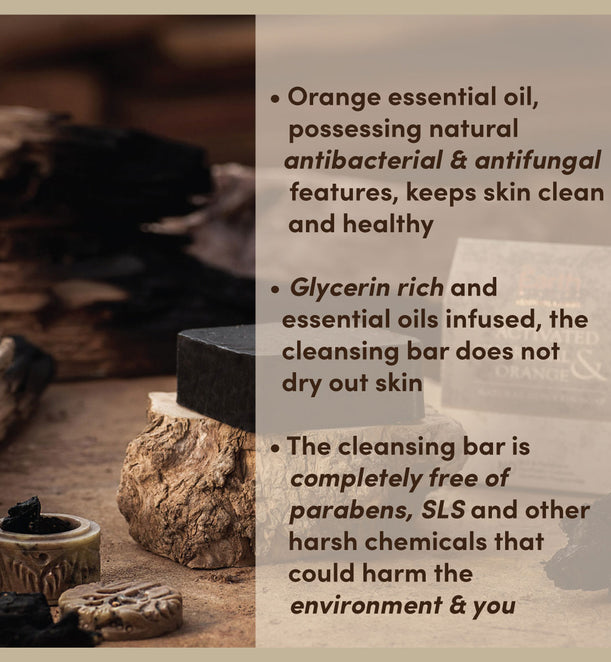 Activated Charcoal & Orange Soap