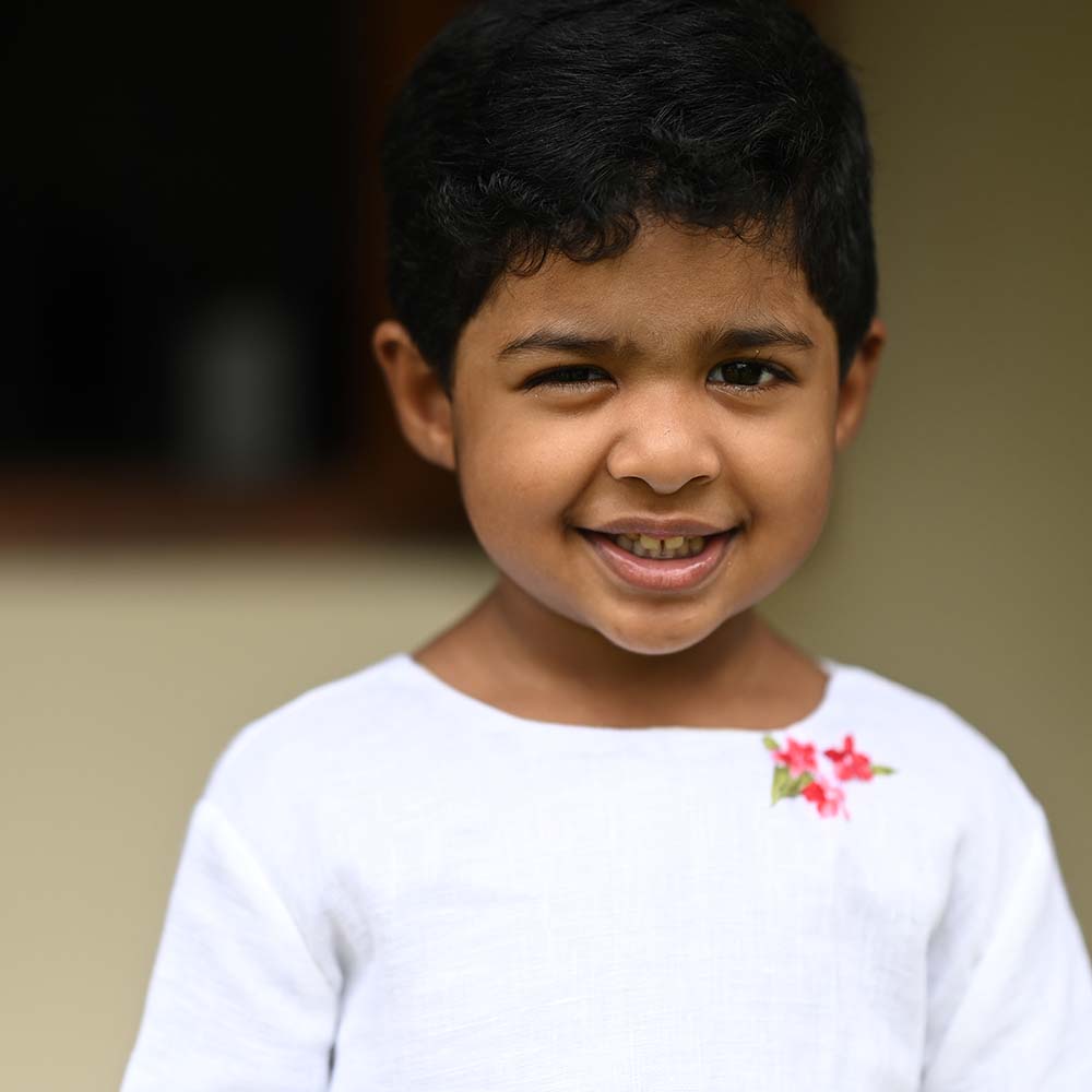 The Linen Colour Block Dress