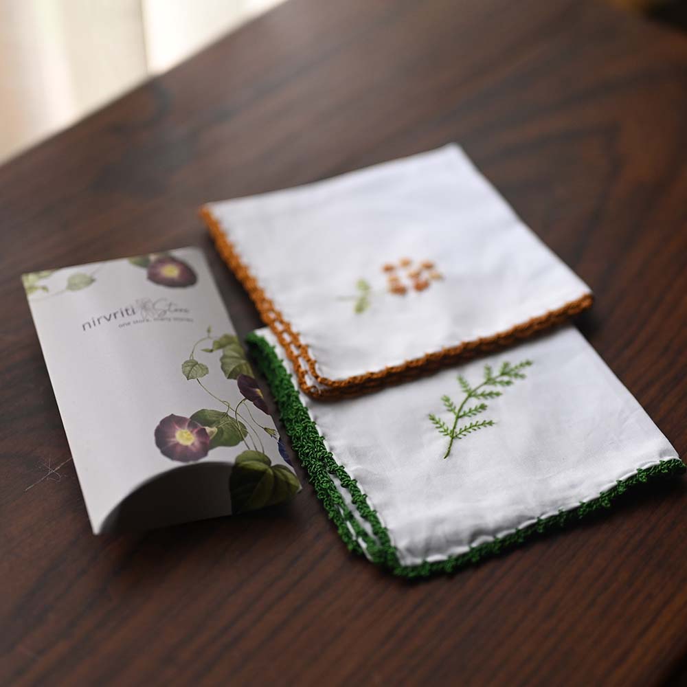 Handkerchiefs - Threaded Treasures Set of 2