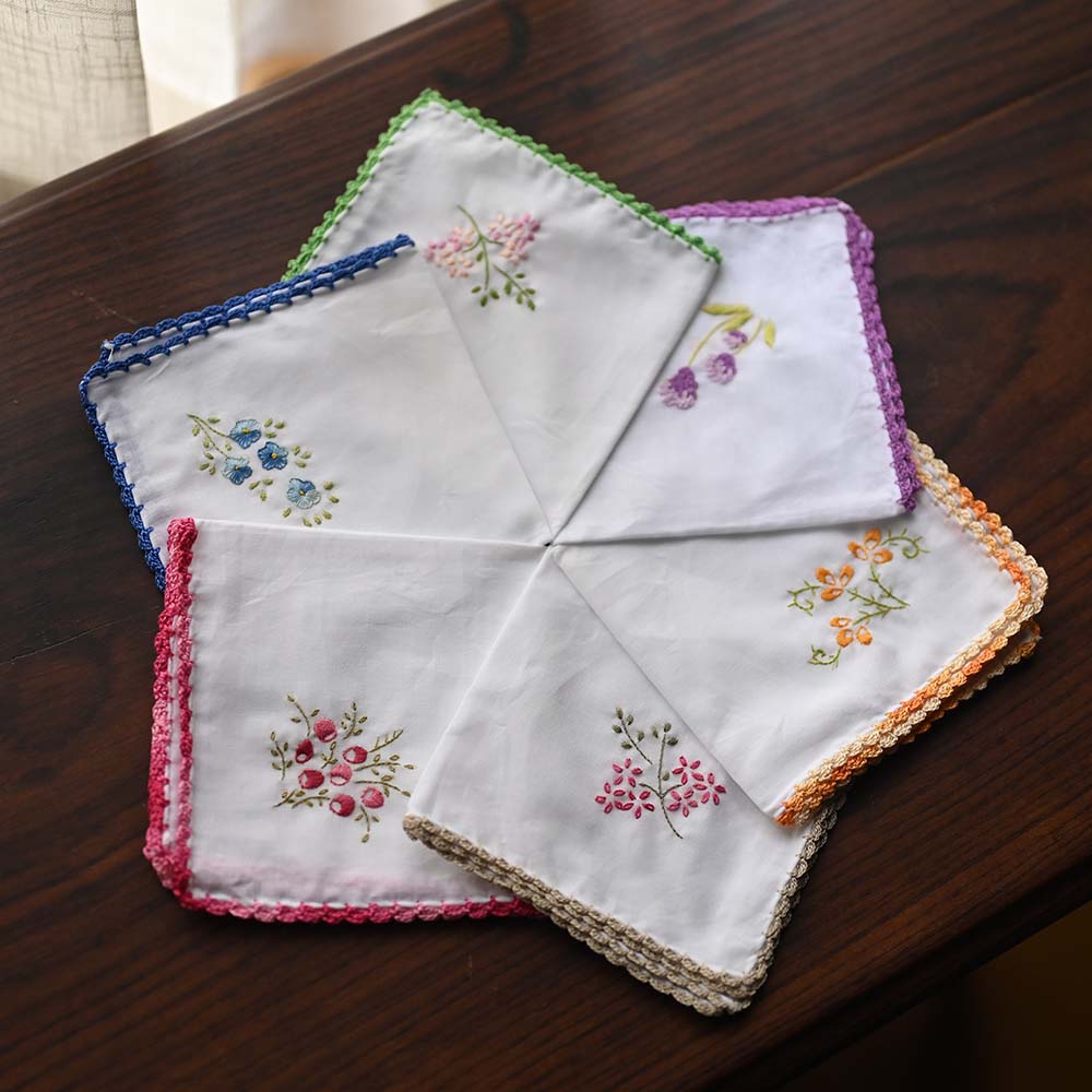 Handkerchiefs - Threaded Treasures Set of 6