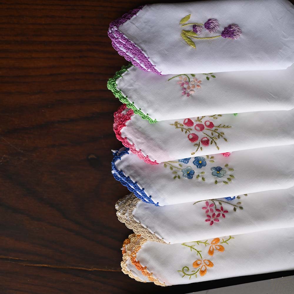 Handkerchiefs - Threaded Treasures Set of 6