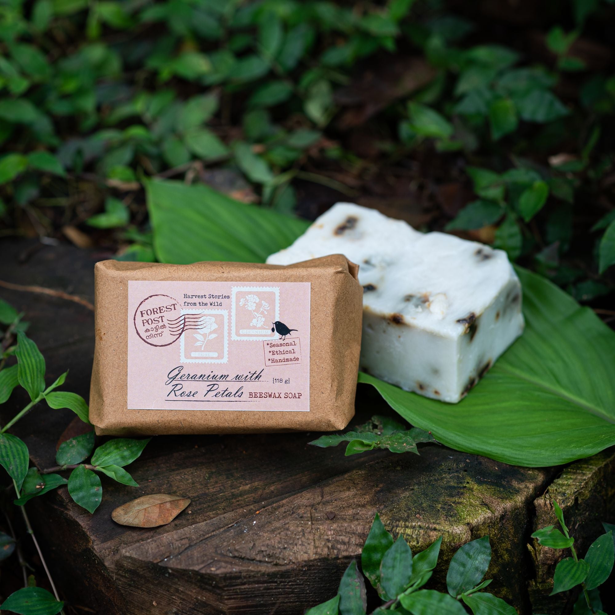 Geranium and Rose Petals Soap 115g