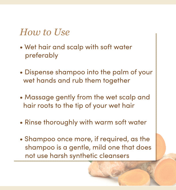 Lavender & Turmeric Infused Shampoo