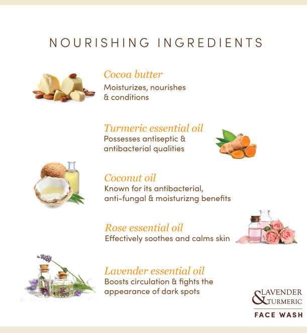 Lavender & Turmeric Infused Face Wash