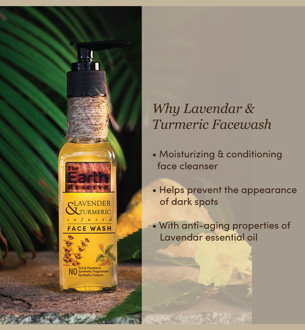 Lavender & Turmeric Infused Face Wash