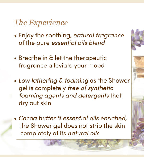 Lavender & Turmeric Infused Shower Gel
