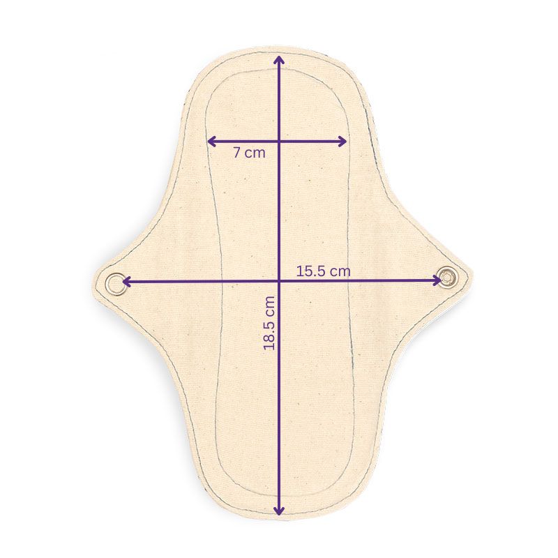 Pantyliners Without PUL - Natural Organic (3 per pack)