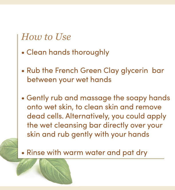 Neem leaves and Basil blend Natural Glycerin Soap