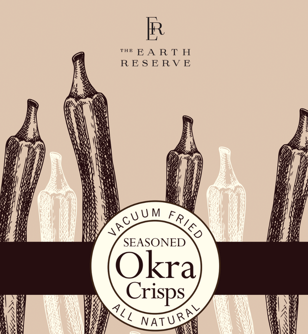 All Natural Vacuum Fried Okra Crisps