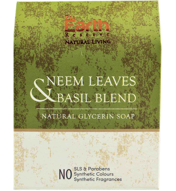 Neem leaves and Basil blend Natural Glycerin Soap