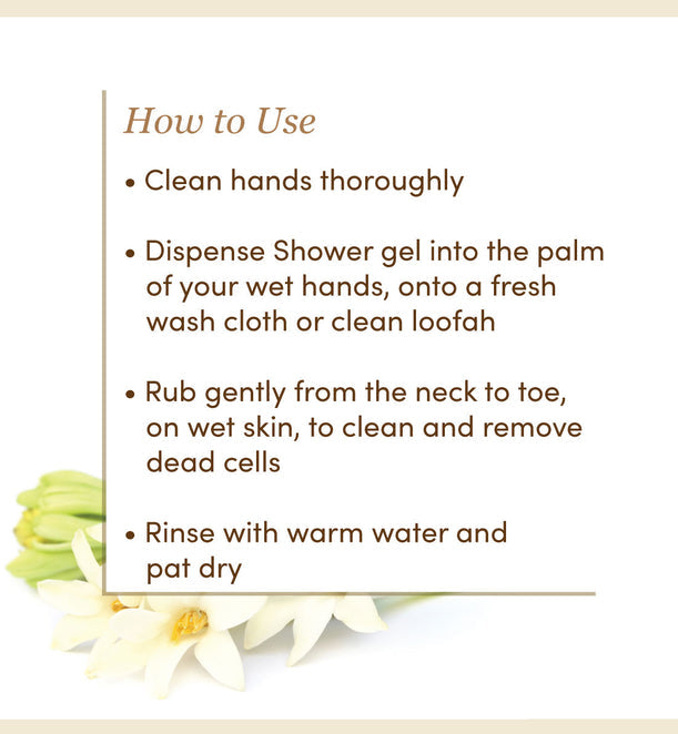 Tuberose & Ylang Ylang Infused Shower Gel