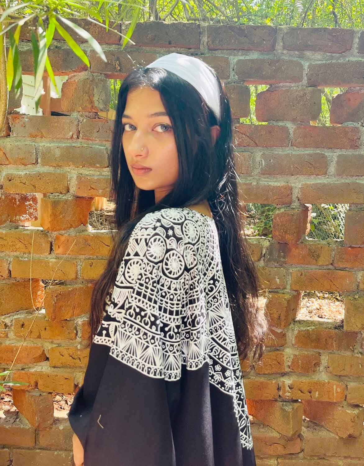 MANDALA KAFTAN BLACK