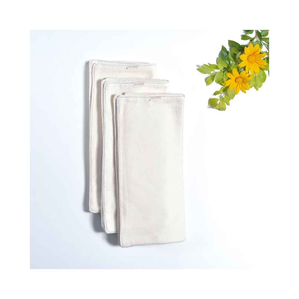 Eco Bébé Fold 'n' Fit - Night (3 per pack) Nappy Inserts