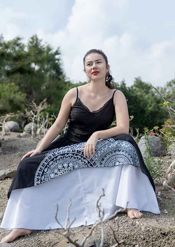 BUTTERFLY MANDALA SKIRT