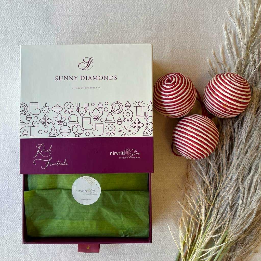 Custom Order Rich Fruit Cake With Designer Keep-Sake Rigid Box - Christmas Special 2025