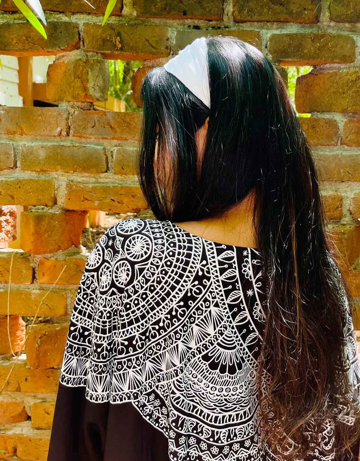 MANDALA KAFTAN BLACK