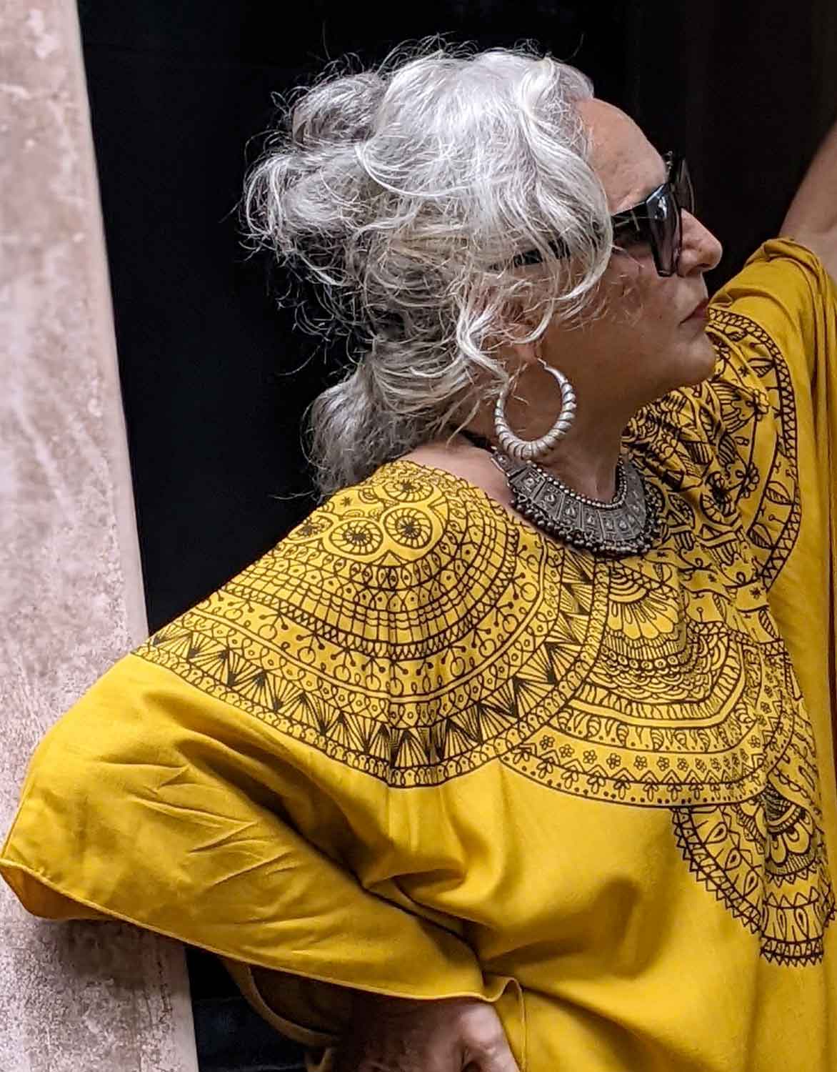 MANDALA KAFTAN YELLOW