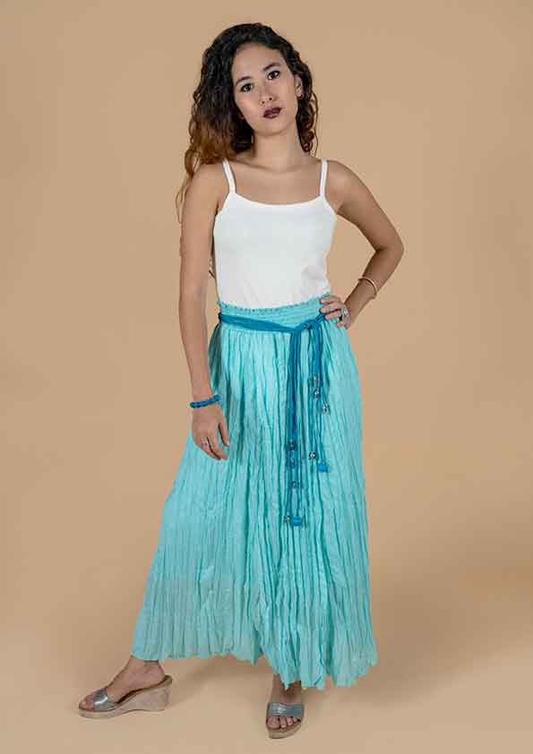 LOTUS WRINKLED SKIRT