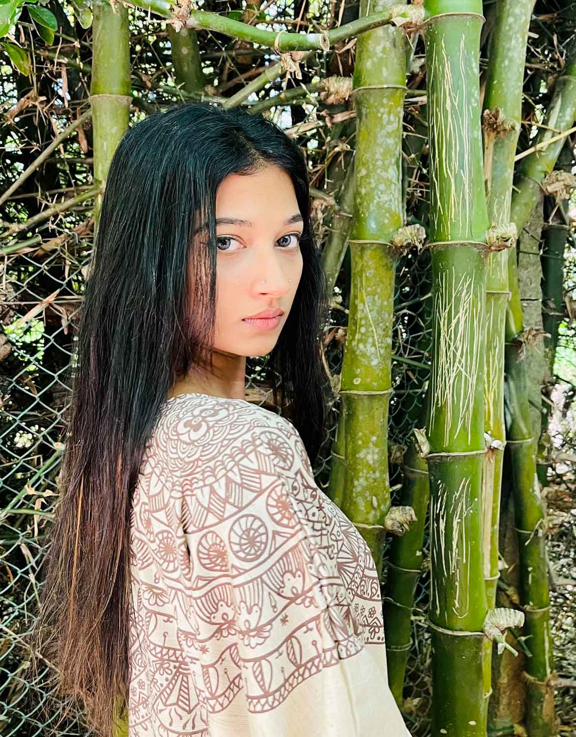 MANDALA KAFTAN NATURAL