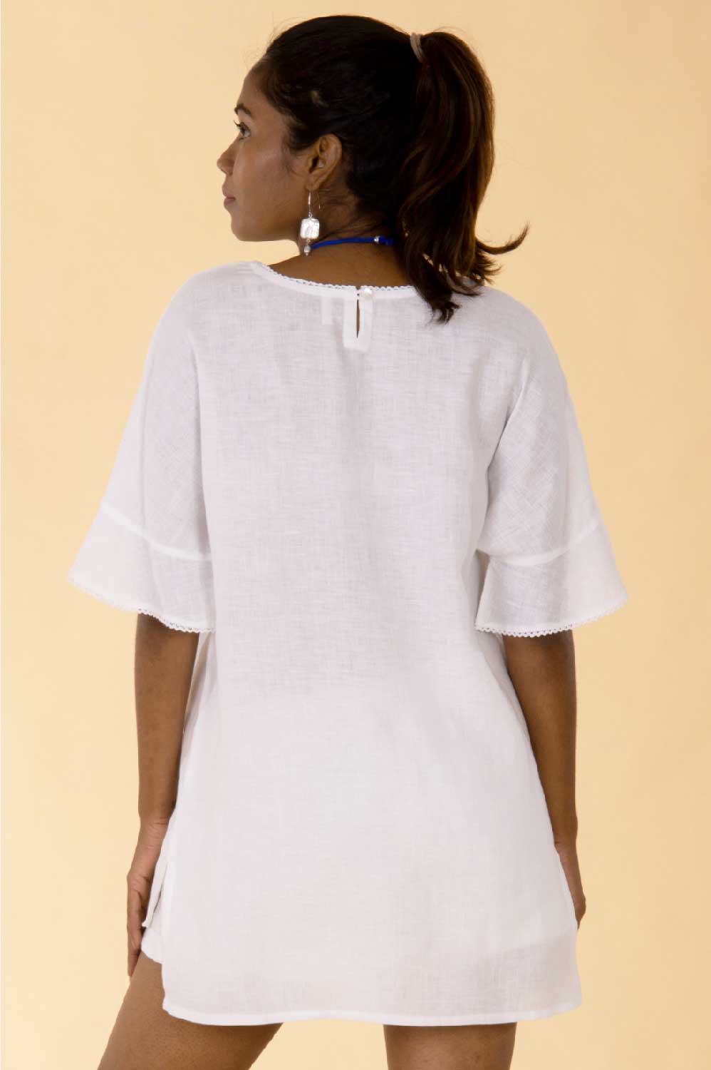 FRILL SLEEVE BLOUSE