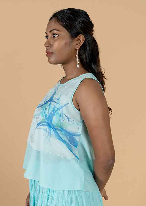 IVY TOP HAND PAINTED