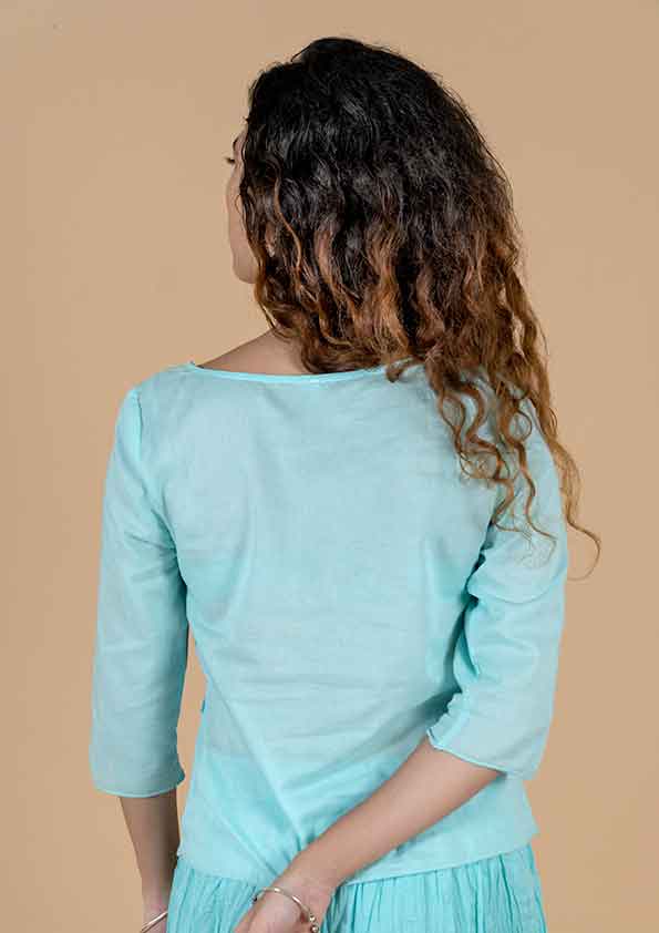 ASTER HAND PAINTED TOP