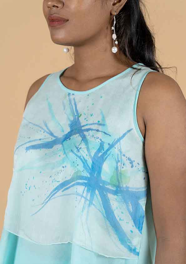 IVY TOP HAND PAINTED